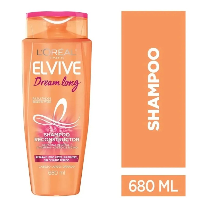 Shampoo L'oréal Paris Elvive Dream Long 680 Ml