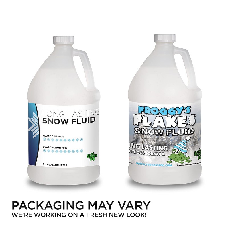 Froggy's Flakes Snow Machine Fluid, Long-Lasting Formula Snow Fluid with
