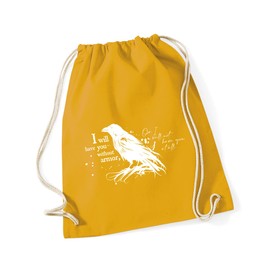 Hippowarehouse I will have you without armor or I will not have you at all Drawstring Cotton School Gym Bag 37cm x 46cm, 12 litres