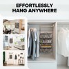 Suitcase Organizer, Travel Luggage Organizer Hanging Shelves Packing Cube Closet/Collapsible
