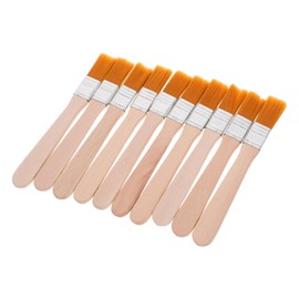 Operitacx 10pcs Nylon Bristle Paint Brush with Ergonomic Wooden Handles for Painting Cleaning and DIY Projects Versatile Brushes for All Skill Levels and Creative Endeavors