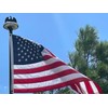 FRF FLAG Black Eagle Head for Decorating Outdoor Flagpoles, Made