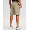 Pudolla Men's Golf Shorts 11" Inseam Comfy Shorts with 3