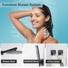 RTTWYYUU Matte Black Shower Head and Handle Set 10 Inch,