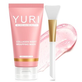Collagen Night Wrapping Mask For Women - Overnight Peel-Off Face Mask for Glass Skin - Deep Hydration To Restores Skin Balance - Ongoing Nourishment f
