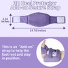 EZSLINGGLIDE Add-on Secure Strap – Prevents 3D Heel Protector from