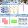 Dremisland 24PCS Christmas Diamond Painting Keychain 5D DIY Diamond Painting
