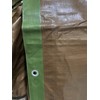 Tough heavy 220 gsm duty waterproof green with brown reverse