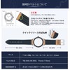 BINLUN Leather Watch Band Inner Rubber Breathable 0.5 - 0.9