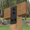 OZCO Ironwood 8" Post to Beam Flush Connector Heavy Duty