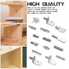 WMYCONGCONG 150 PCS Shelf Bracket Pegs Kit, 7 Styles Shelf