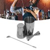 Boston Cocktail Shaker Set Multifunctional 304 Stainless Steel Vintage Print
