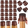 Ansible 24 Pcs Chair Leg Floor Protectors Round