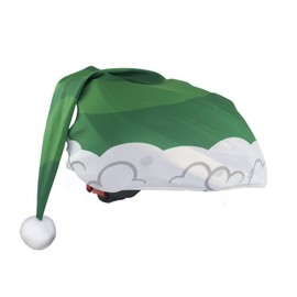 Christmas Elf Helmet Cover for Snowboard Cycling