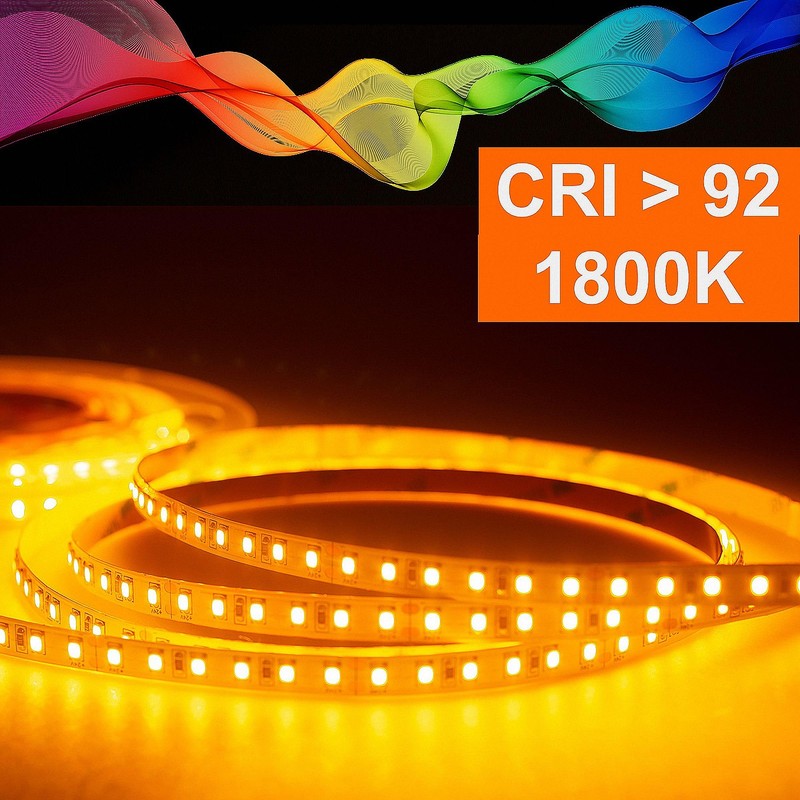 Mextronic LED Strips with Amber Light 1800 K LED Strip