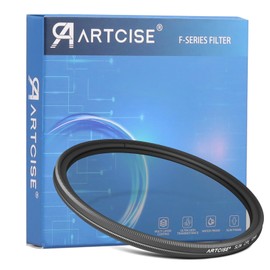 ARTCISE CPL Filter, Circular Polarizing Filter, Ultra Thin Frame Design, No Vigneting, Reflection Removal, Color Enhancement, Precision Screw Design, Compatible with Lens Caps, Easy Installation, For