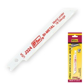 IVY Classic 28508 J324C 3-Inch 24 TPI Metal Cutting U-Shank Jig Saw Blade, Bi-Metal, USA, 1/Card