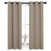 NICETOWN NICETOWN Window Curtain Panels, Thermal Insulated Solid Grommet Blackout