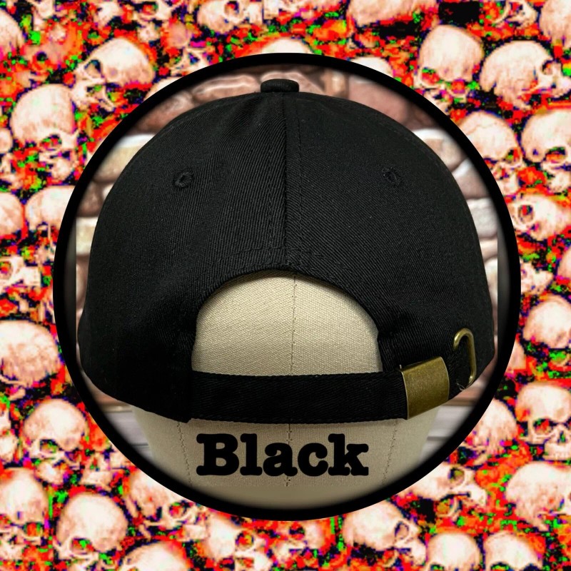 SOCIAL DISTORTION EMBROIDERED HAT BASEBALL CAP WITH ADJUSTABLE BACK