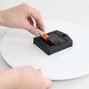 mooas 3D Numbers Modern Wall Clock, 12" Silent Non-Ticking Sweep