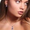 Nine West - Juego de collar y arete de tono