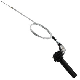 Universal Motorcycle Racing 22mm CNC Aluminum Throttle Grip Quick Twister Throttle Cable for KLX CR CRF EXC XR TTR CB SSR CRF50 CRF230 50 70 110 IRBIS 125 230 250 Dirt Bike Pit Bike (Plastic)