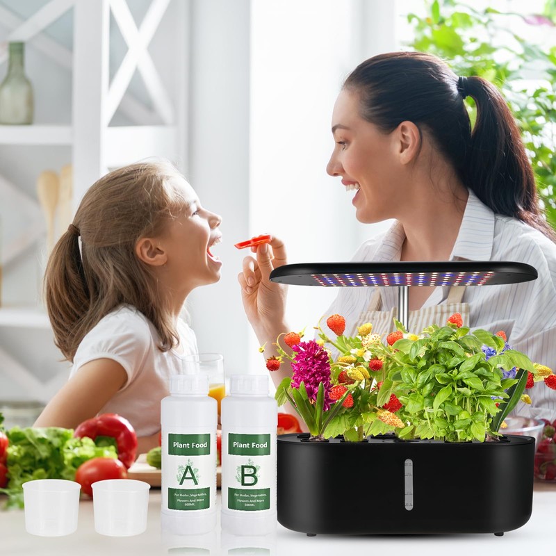 Tigvio 1000ml Hydroponic Nutrients A&B for Aerogarden Plant Food with