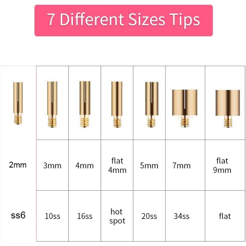 BLINGINBOX Hotfix Applicator Tool 2 Boxes of 4000 pcs Rhinestone