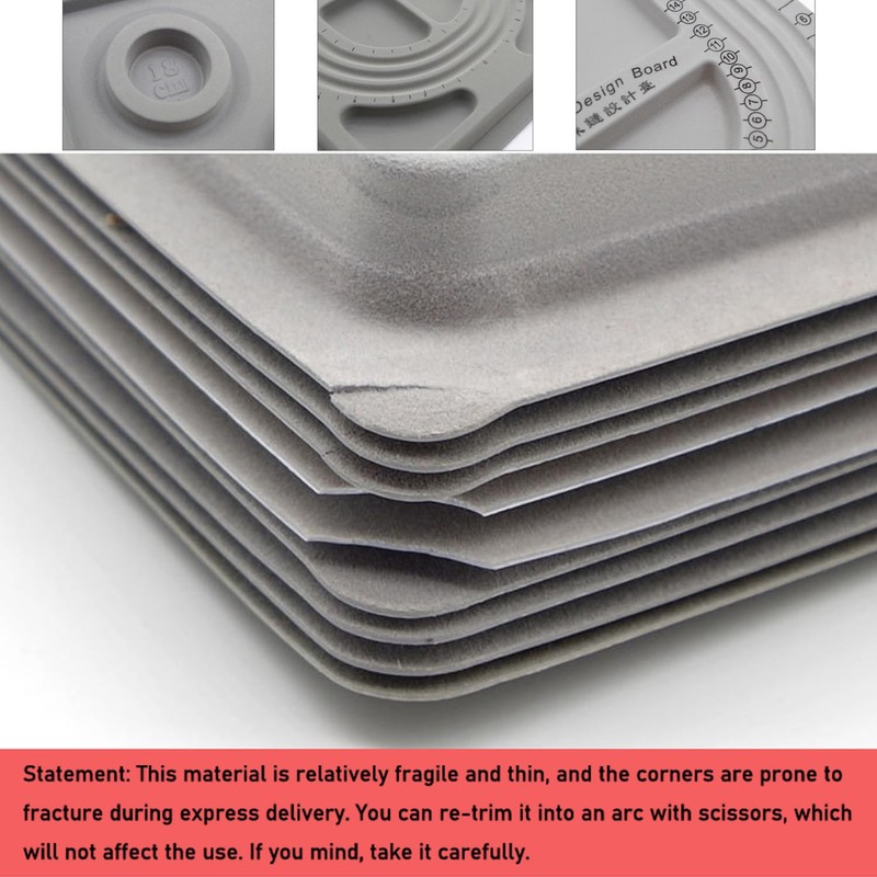 Qanye Pack of 2 Bead Boards, Bead Board, Jewellery Board