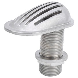 MJS023 Stainless Steel 316 Marine Boat Intake Strainer ThruHull Water Pickup Filter Scoop(MJS023-1in )