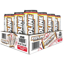 BANG REDLINE NOO Fusion - Carbonated Pre-Workout Energy Drink | Variety Pack, 12 Cans