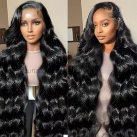 Newmi 28 Inch Body Wave HD Lace Front Wig 13X6 Full Lace Frontal Wigs Human Hair 200% Density Pre Plucked With Baby Hair Bleached Knots Frontal Wig Full and Thick