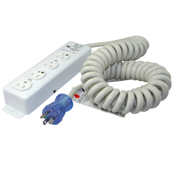 Conntek 55220-CC Up to 12-Feet 14/3 Hospital Grade Coiled Cord