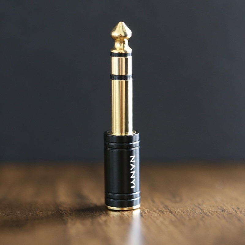 NANYI 1/4'' Male to 1/8'' Female Stereo Headphone Adapter Connect