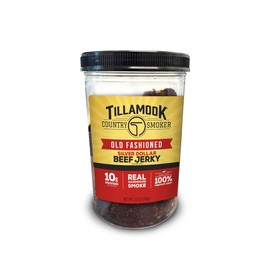 Tillamook Country Smoker Real Hardwood Smoked Silver Dollar Beef Jerky, Old Fashioned, 13 Ounce