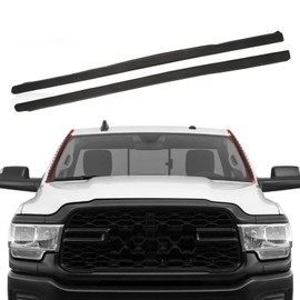 2PCS Windshield Molding Strip Front Right & Left Side Compatible with Dodge Ram 1500 2009-2022 2500 3500 2010-2022 4500 5500 2011-2022 68297609AB 68297608AB