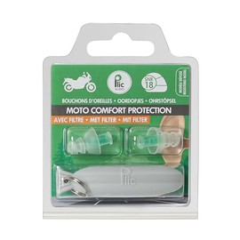Motorcycle Earplugs "Comfort Protection" ● For Holidays or Road Traffic ● Hearing Protection 18 dB ● Comfortable, Discreet, Hypoallergenic and Reusable ● PLIC AUDIO