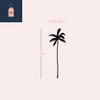Palm tree tattoo – Temporalis® | Temporary tattoo, vegan and
