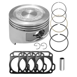 AUGREX 70mm Piston 550 Ring Flat Top Race Kit Fit for Predator 212cc 224cc Hemi and Non Hemi Clone Engine, Fit for Honda GX160 GX200 6.5HP Mini Bike Go Kart