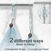 myHomeBody Hand Towels for Bathroom, Kitchen Hand Towels with Hanging