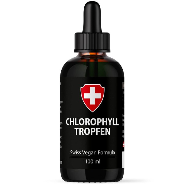 Chlorophyll liquid from alfalfa, 100 ml liquid chlorophyll with 200