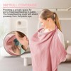 Breastfeeding Cover, Double Layer Breathable Muslin Nursing Cover, Stroller Nursing