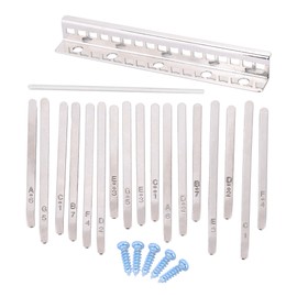17 Note Kalimba Thumb Piano Stainless Steel Keys Set Musical Instrument DIY Replacement Parts
