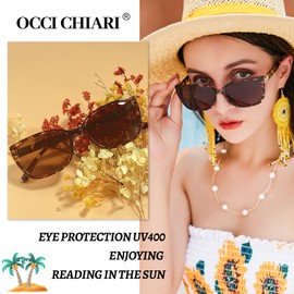 OCCI CHIARI Women Reading Sun Glasses 1.75x Sunglasses with Readers Outdoor UV400(1.0 1.25 1.5 1.75 2.0 2.25 2.5 2.75 3.0 3.5)