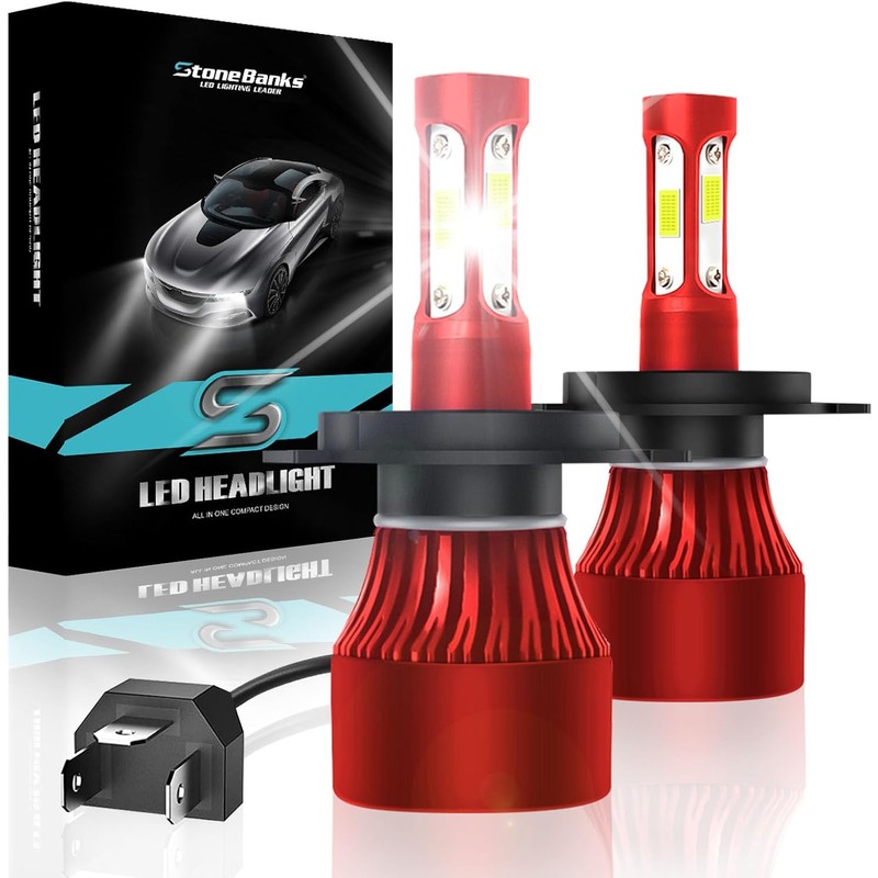 9005 HB3 H10 LED Faros para Delanteros,6500K Luz Blanca, 200W