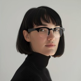 LONDON MOLE® Courier reading glasses - Modern vintage browline readers - Men’s Women’s Unisex - Spring hinges