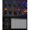 Kaedear KDR-RC-GL3 Men's Motorcycle Gloves, Spring/Summer/Fall, Mesh Protector, Smartphone Touch-Compatible