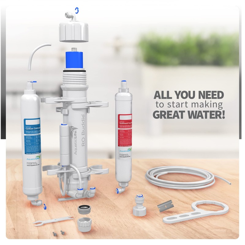 Aquatic Life RO Buddie 3-Stage Reverse Osmosis Aquarium Water Filter