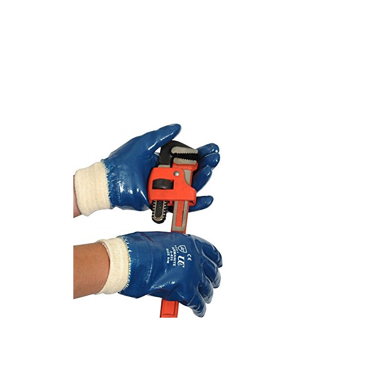 Ultimate Industrial A825/10 A825 Armanite Nitrile Fully Coated Work Gloves,