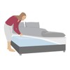 SleepCOOL. Cool.Addition Temperature Regulating Additional Sheet 90 x 200 cm